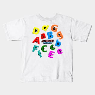 Alphabet magnet Kids T-Shirt